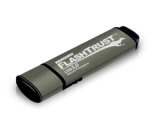 Kanguru FlashTrust Secure Firmware 3.0 - USB-flashstasjon - 16 GB - USB 3.2 Gen 1