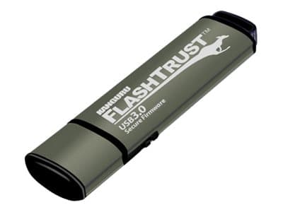 Kanguru FlashTrust USB 3.0 32GB, 32 GB, USB A-tyyppi, 3.2 Gen 1 (3.1 Gen 1), 230 MB/s, Suojus, Harmaa Harmaa