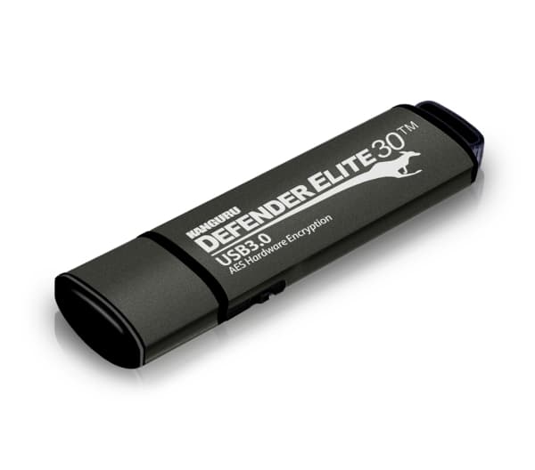 Kanguru Defender Elite30 64GB, 64 GB, USB A-tyyppi, 3.2 Gen 1 (3.1 Gen 1), 140 MB/s, Suojus, Musta