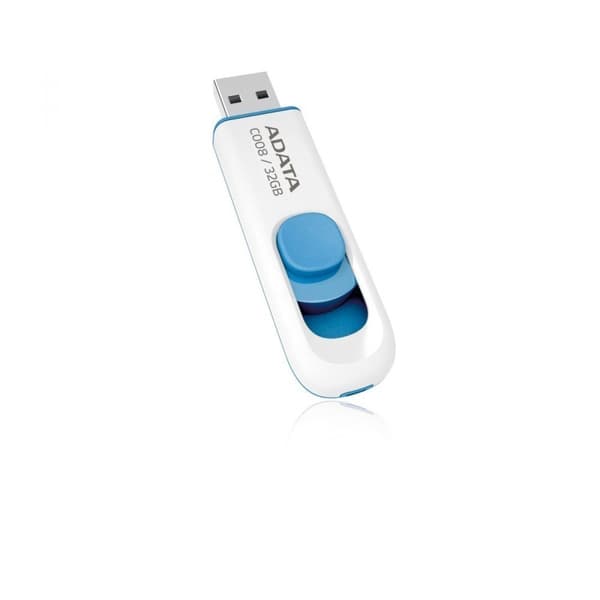 ADATA | C008 | 32GB | USB 2.0 | Hvid/blå
