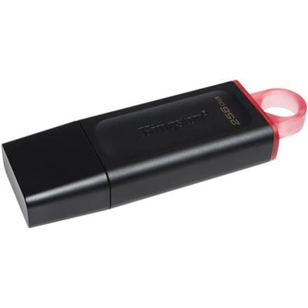 Kingston | USB-flashdrev | DataTraveler Exodia | 256 GB | USB 3.2 Gen 1 | Sort