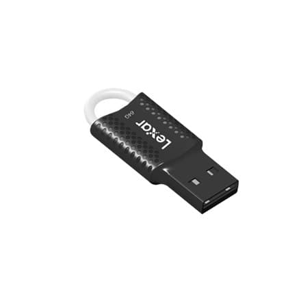 Lexar | USB-flashdrev | JumpDrive V40 | 64 GB | USB 2.0 | Sort
