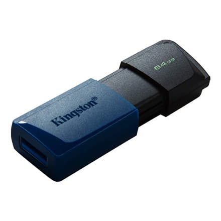 Kingston | USB 3.2 -muistitikku | DataTraveler Exodia M | 64 Gt | USB 3.2 | Musta sininen