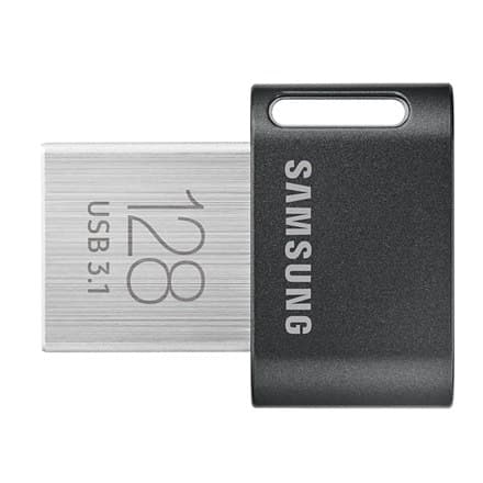 Samsung | FIT Plus | MUF-128AB/APC | 128GB | USB 3.1 | Sort/sølv Grå, Sølv