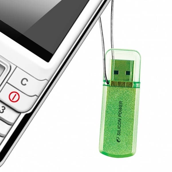 Silicon Power | Helios 101 | 16 GB | USB 2.0 | Grøn