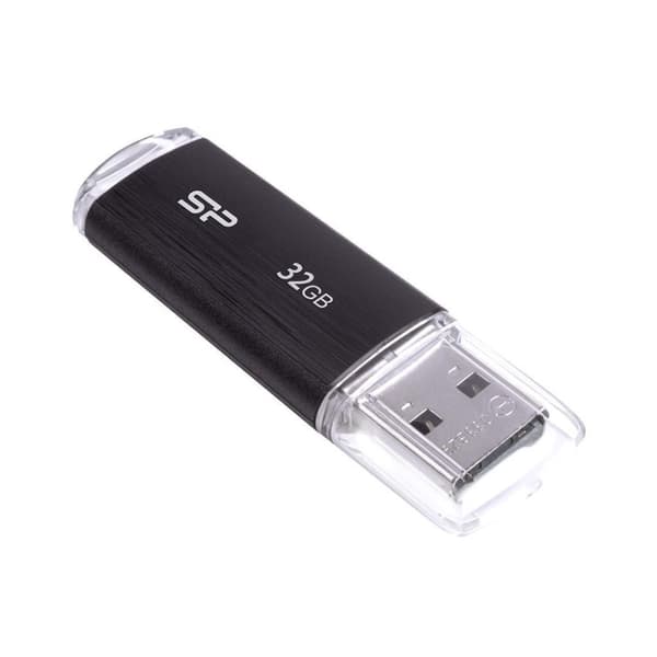 Silicon Power | Ultima U02 | 32GB | USB 2.0 | Sort Sort