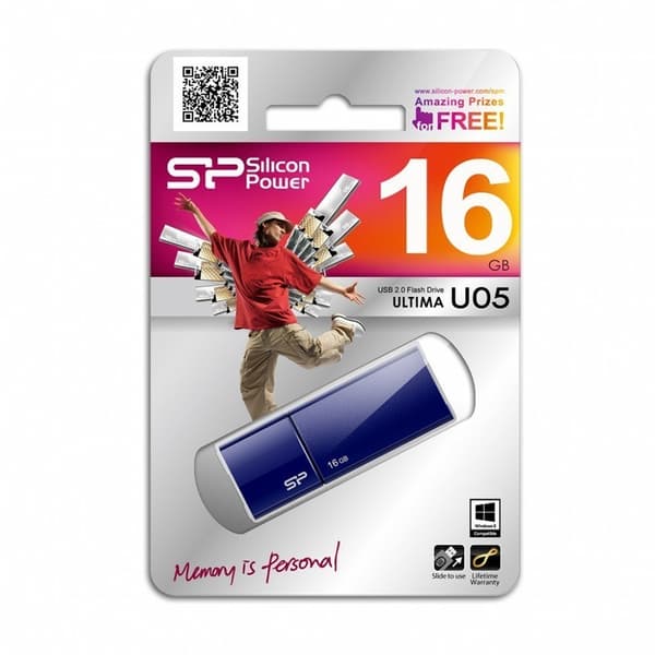 Silicon Power | Ultima U05 | 16 GB | USB 2.0 | Blå Blå