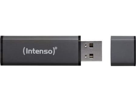 Intenso Alu Line - USB flashdrive - 32 GB - USB 2.0 - antracit (sort)