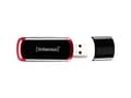 Miniatyrbild 2 av 2: Intenso 16GB USB2.0, 16 GB, USB Type-A, 2.0, 28 MB/s, Keps, Svart, Röd