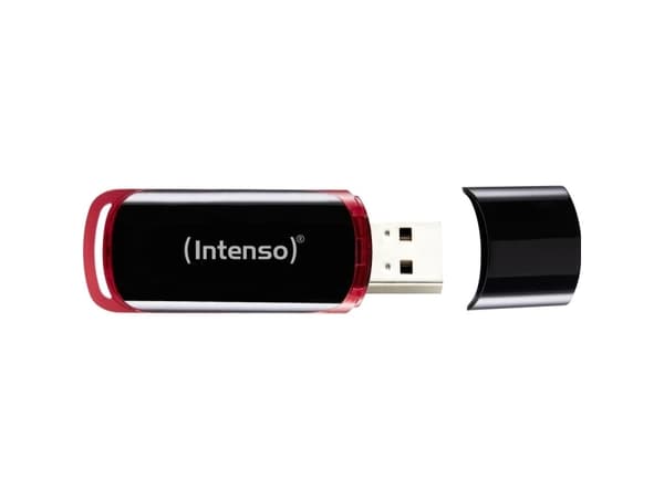 Intenso 16GB USB2.0, 16 GB, USB Type-A, 2.0, 28 MB/s, Keps, Svart, Röd
