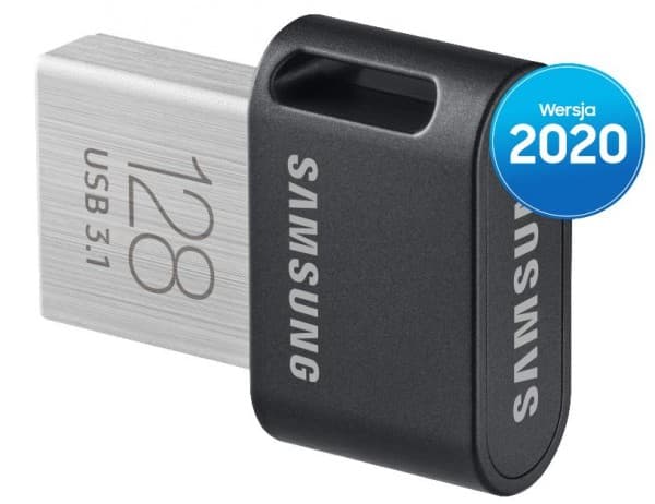 Samsung MUF-128AB, 128 GB, USB Type-A, 3.2 Gen 1 (3.1 Gen 1), 300 MB/s, Uten lokk, Grå, Sølv