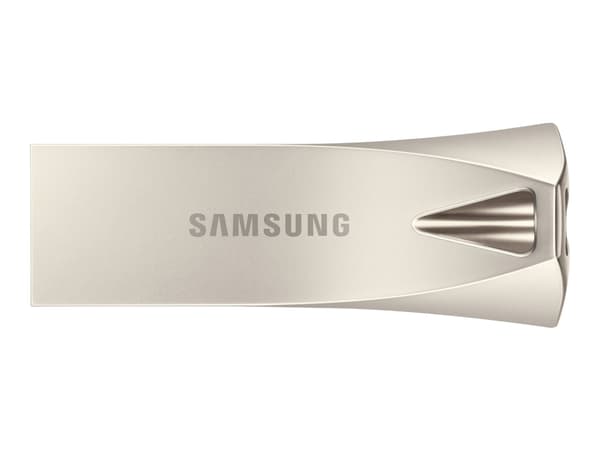 Samsung BAR Plus MUF-256BE3 - USB-flashstasjon - 256 GB - USB 3.1 Gen 1 - sjampanjesølv