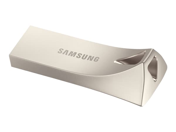 Samsung BAR Plus MUF-64BE3 - USB-flashstasjon - 64 GB - USB 3.1 Gen 1 - sjampanjesølv Sølv