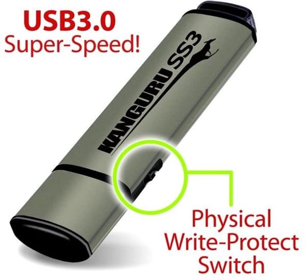 Kanguru 16GB SS3 USB3.0 USB-minne USB Typ-A 3.2 Gen 1 (3.1 Gen 1) Aluminium