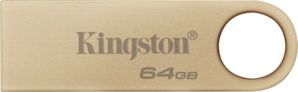 Kingston Technology DataTraveler 64GB 220MB/s Metal USB 3.2 Gen 1 SE9 G3 Guld