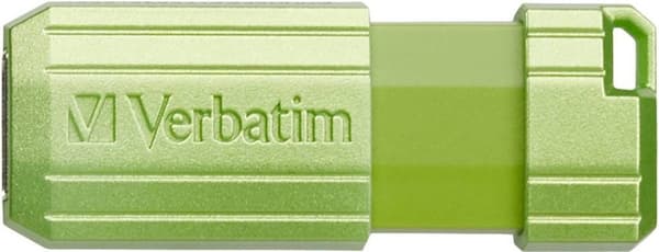 Verbatim USB DRIVE 2.0 PINSTRIPE USB stick 128 GB Eucalyptus, Grøn 49462 USB 2.0
