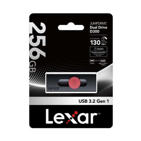 Lexar Dual 256gb Usb-nøgle Sort