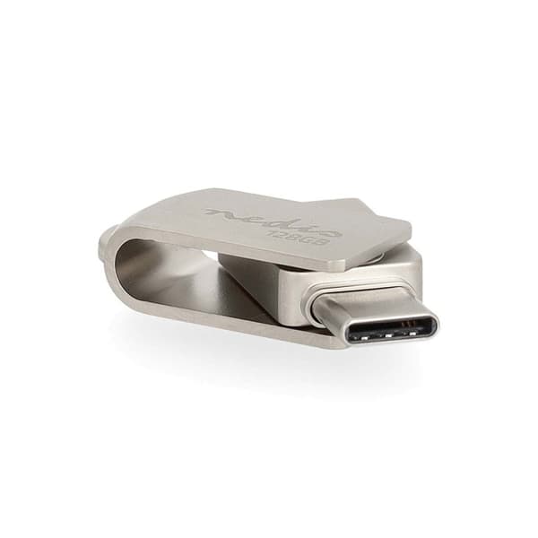 Nedis Minnepenn | 128 GB | USB-A / USB-C™ | Les hastighet: 110 MB/s | Skrive hastighet: 30 MB/s