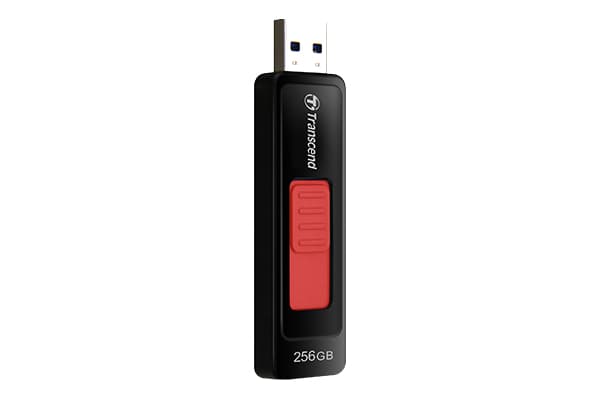 Transcend JetFlash 760 - USB-flashstasjon - 256 GB - USB 3.1 Gen 1 - svart