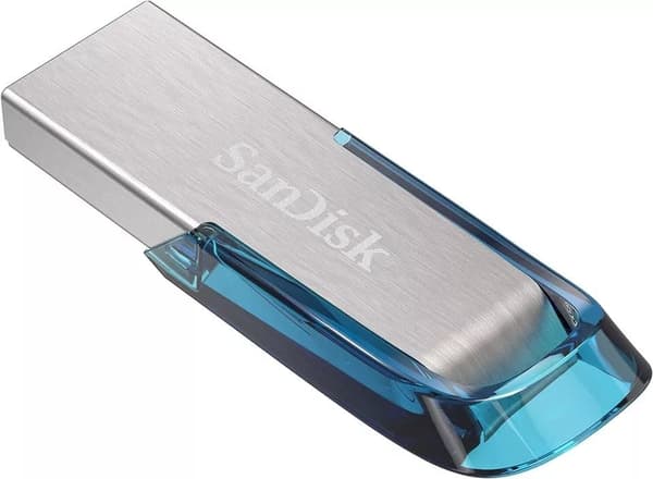 SanDisk Ultra Flair 64 GB USB 3.0-minne, upp till 150 MB/s läsning - Blå