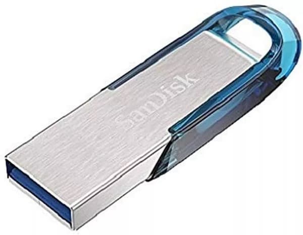 SanDisk Ultra Flair 64 GB USB 3.0-flashdrev, op til 150 MB/s læst - Blå