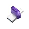 Miniatyrbild 4 av 4: USB-minne Kingston DataTraveler  microDuo 3C Stål 128 GB (1 antal)