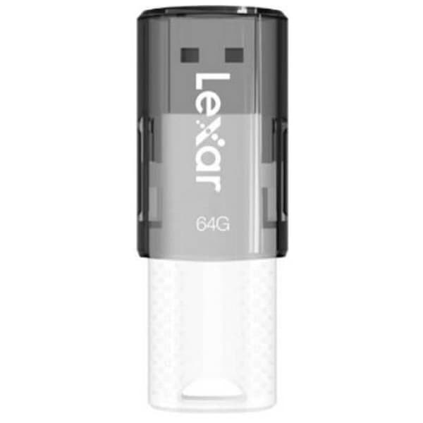 USB-nyckel - LEXAR - Jumpdrive S60 - 64 GB - USB 2.0 - Läshastighet 0 MB/s Svart