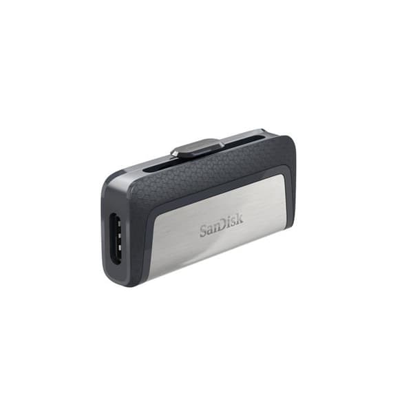 SANDISK Ultra Dual USB Flash Drive - 128GB - USB 3.1/USB-C - Grå