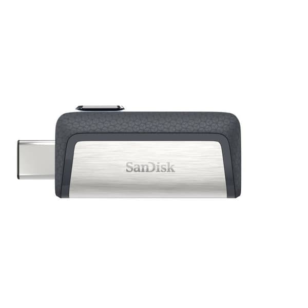 SANDISK Ultra Dual USB Flash Drive - 128GB - USB 3.1/USB-C - Grå