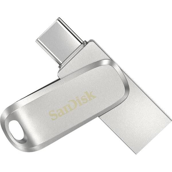 USB-nyckel - Sandisk - Ultra Dual Drive Luxe - 1TB - 150MB/s - USB-C Rostfritt stål