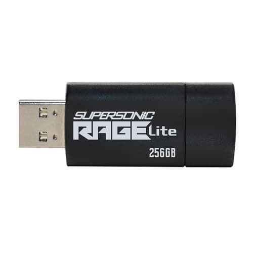 Flashdrive PATRIOT Rage Lite 512GB 120 MB/S USB 3.2 infällbar Svart (PEF512GRLB32U)