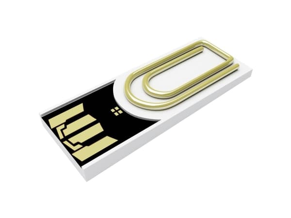 Xlyne clip/me USB-flashdrev Bulk 8 GB Hvid CM08IW002 USB-A (USB 2.0)