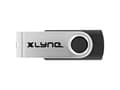 Miniatyrbild 1 av 2: Xlyne USB-flashdrev Retail 64 GB Sort/sølv 7606400 USB-C®