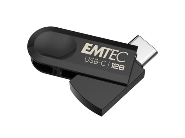 EMTEC C280 - USB-flashstasjon - 128 GB - USB-C 3.2 Gen 1