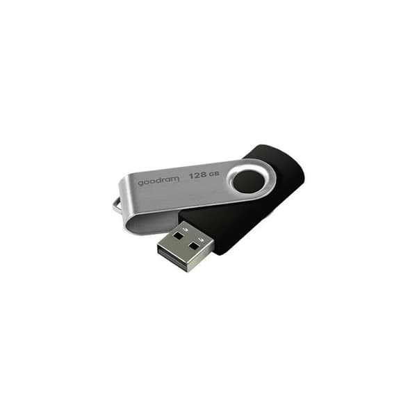 USB-tikku GoodRam UTS2-1280K0R11 128 GB 128 GB Musta Musta/Hopeinen (1 osaa)