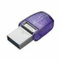 Miniatyrbild 2 av 4: USB-minne Kingston DataTraveler  microDuo 3C Stål 128 GB (1 antal)