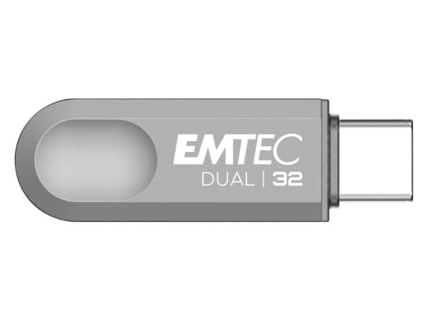 EMTEC Dual D280 - USB-flashstasjon - 32 GB - USB 3.2 Gen 1 / USB-C