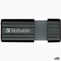 Miniatyrbillede 1 af 2: USB-stik Verbatim Store'n'go Pinstripe Sort 8 GB