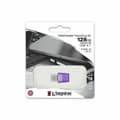 Miniatyrbillede 3 af 4: USB-stik Kingston DataTraveler  microDuo 3C Stål 128 GB (1 enheder)