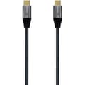 Miniatyrbild 1 av 2: AISENS - A107-0670 - USB 3.2 Gen2x2 20Gbps 5A 100W E-märkt kabel, typ USB-C/M-USB-C/M, grå, 0,6 m