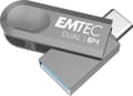 Miniatyrbild 5 av 5: EMTEC Dual D280 - USB flash-enhet - 64 GB - USB 3.2 Gen 1 / USB-C