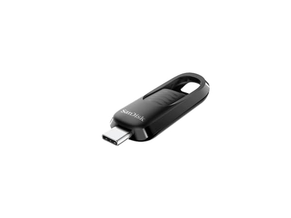 SanDisk SDCZ480-032G-G46, 32 GB, USB Type-C, 3.2 Gen 1 (3.1 Gen 1), 200 MB/s, Slide, Black