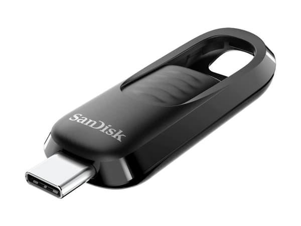 SanDisk SDCZ480-032G-G46, 32 GB, USB Type-C, 3.2 Gen 1 (3.1 Gen 1), 200 MB/s, Slide, Black
