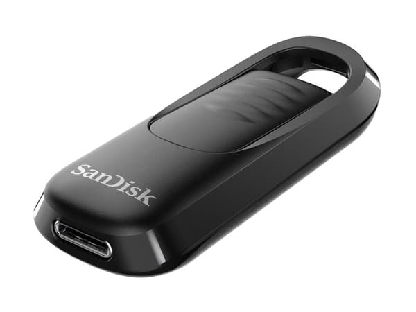 SanDisk Ultra Slider - USB-minnepinne - 32 GB - USB-C 3.2 Gen 1 Sort