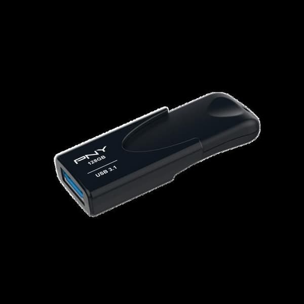 Processor - PNY - ATTACHE 4 - 128 GB - USB 3.1 - 135605 Svart
