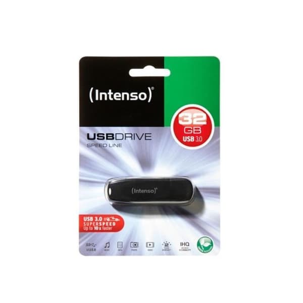 USB-nyckel - INTENSO - Speed Line 3.0 - 32GB - Svart