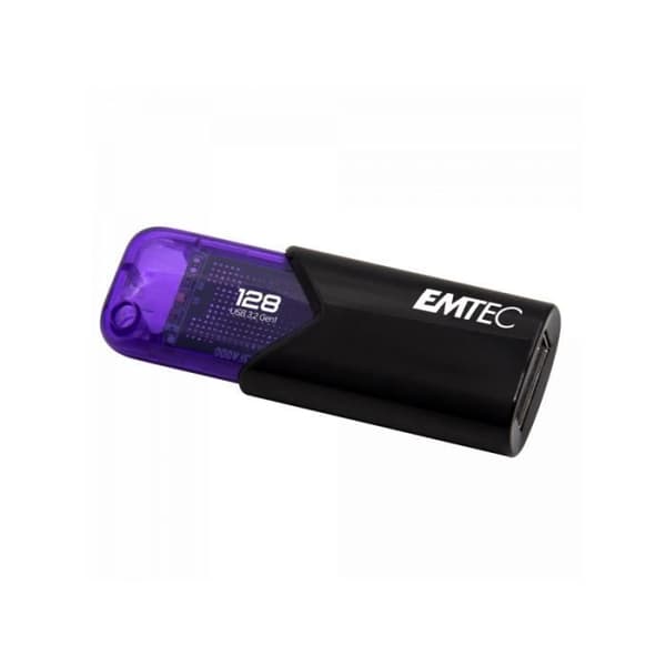 USB-minne - EMTEC - B110 Click Easy - 128 GB - USB 3.2 - Hastighet 20 MB/s