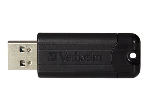 Verbatim Store 'n' Go Pin Stripe USB-minne - 64 GB - USB 3.0 - Svart