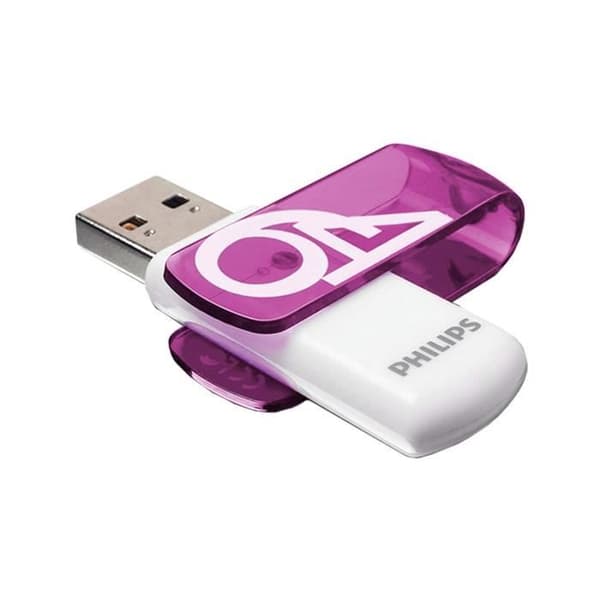 Philips USB-minne VIVID 64 GB lila usb-minne