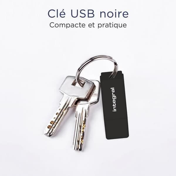 USB-nyckel - INTEGRAL - 128 GB - USB 2.0 - Svart